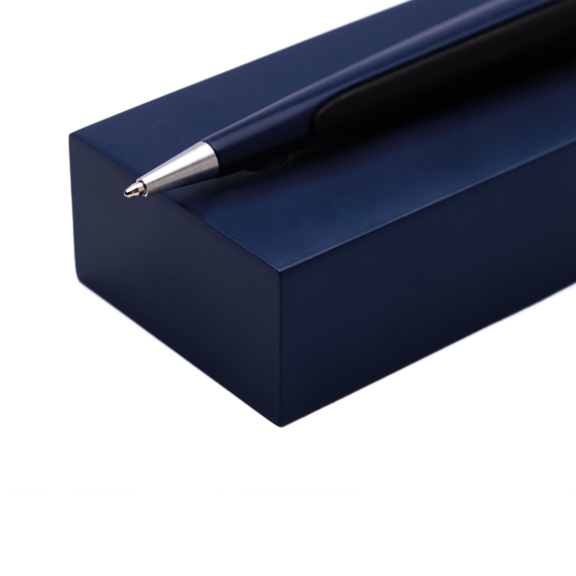 pininfarina segno Cambiano | Penna a sfera con base in legno | Special Edition Maserati | Blu