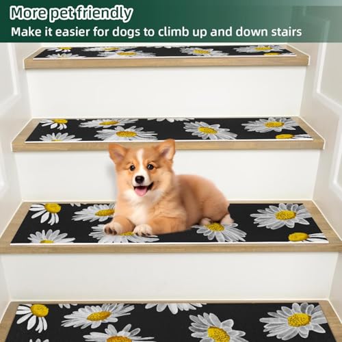 Tapis d'escalier antidérapants pour stopper les chutes sur marches en bois