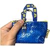 IKEA Key & Coin Purse KNOLIG Bag Small Blue with One Zipper Bag (1 set)