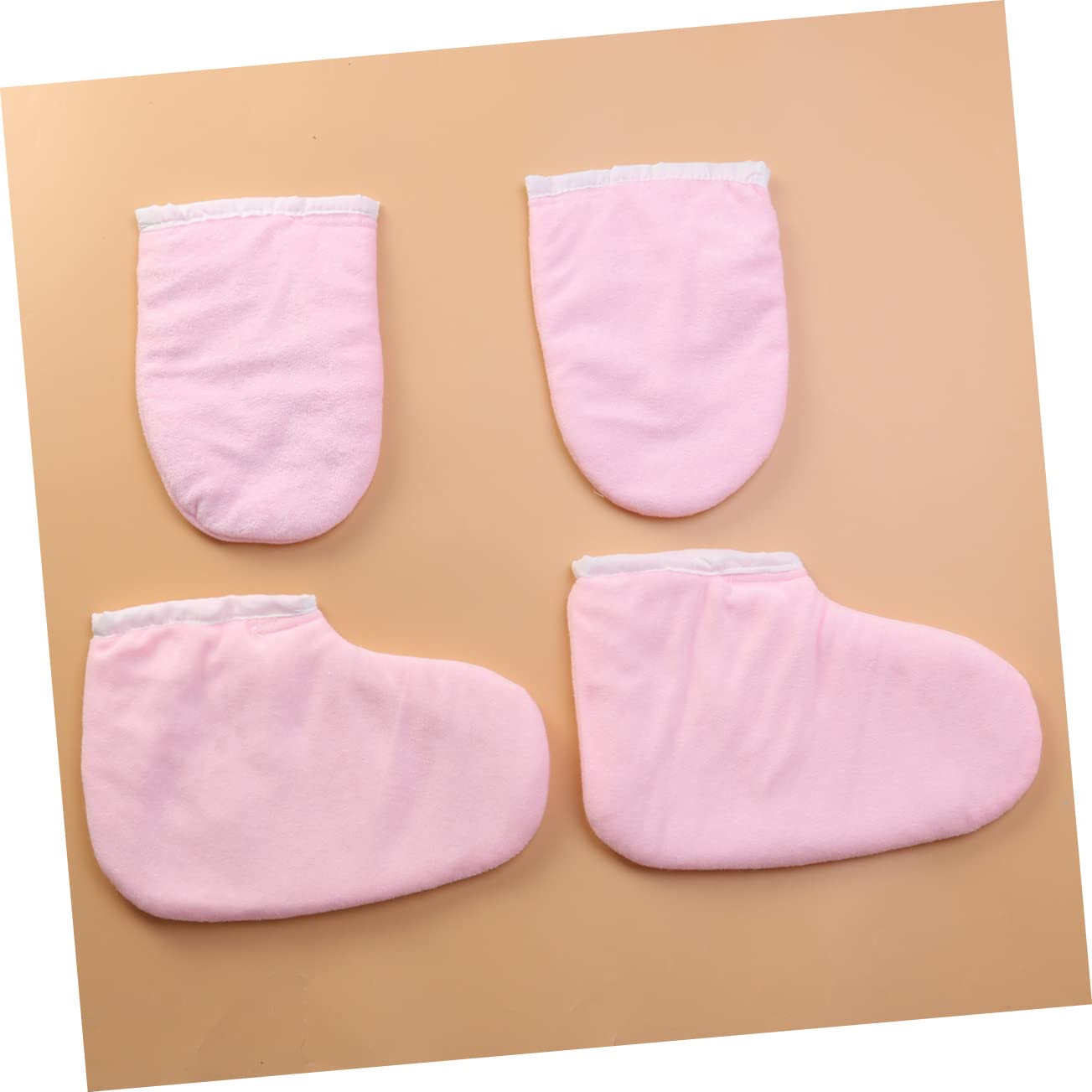 Beavorty 6 Pares Guante Térmico Calentado Mitones Calentadores De Cera De Parafina Guantes De Cera De Parafina Guantes Para Manos Secas Cubierta De Pie De Parafina Producto Spa