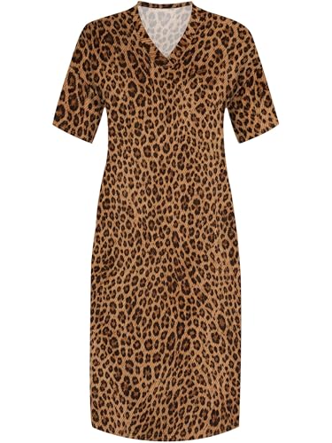 Image of SUZONANA Plus Size Denim Print Maxi Dresses for Women Casual V Neck Short Sleeve with Pockets Soft Jean Look Dress XL-6XL
