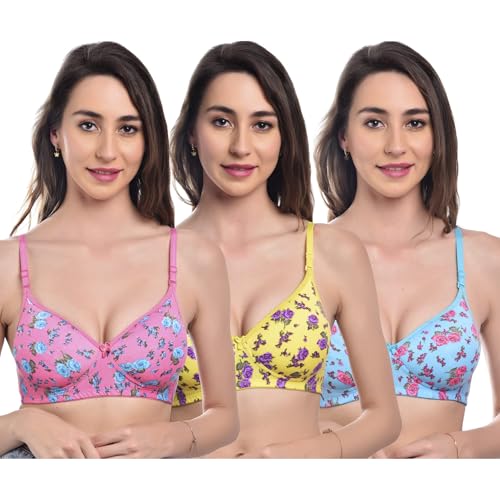 Image of SkyBeauty Premium Women's Non Padded Every Day Bra Multi-Pack