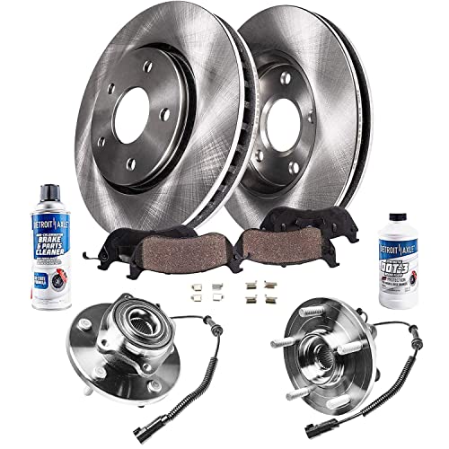Image of Detroit Axle - Front Brake Kit for Dodge Grand Caravan, VolksWagen Routan