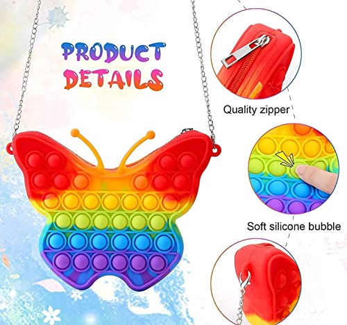 Image of LITTLEMORE Pop it Set (Pack of 3) Jumbo Unicorn Pop it Fidget Toy, Kids Toys, Pop Bubble Fidget Toys Big Size �136 Bubbles - (Multicolor) (As per Availability) (Butterflypurse)