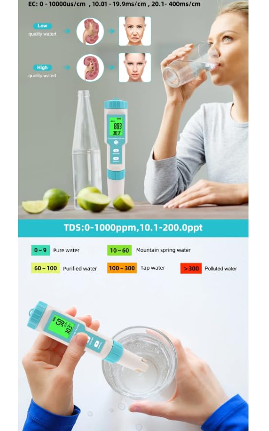 C-600 in use, measuring pH and ORP