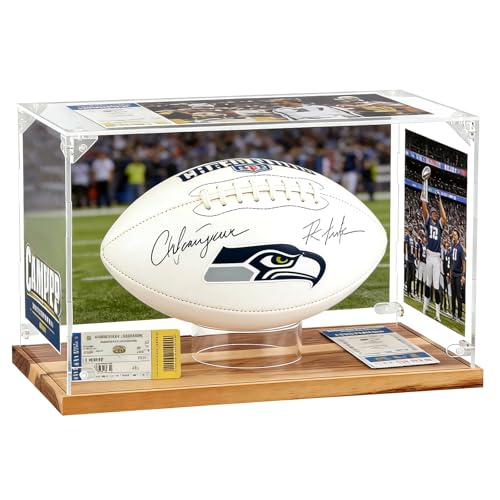 Hdenmist Football Display Case Acrylic Full Size