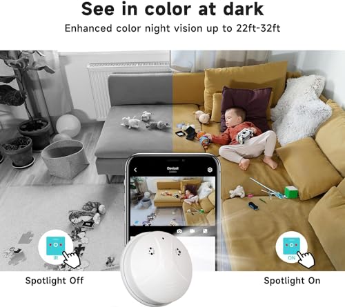 Wireless HD Smoke Detector Camera