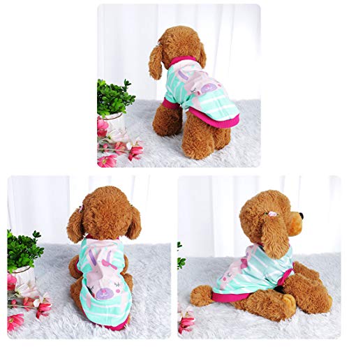 Camiseta de algodón para perro uxcell tamaño M miniatura 5
