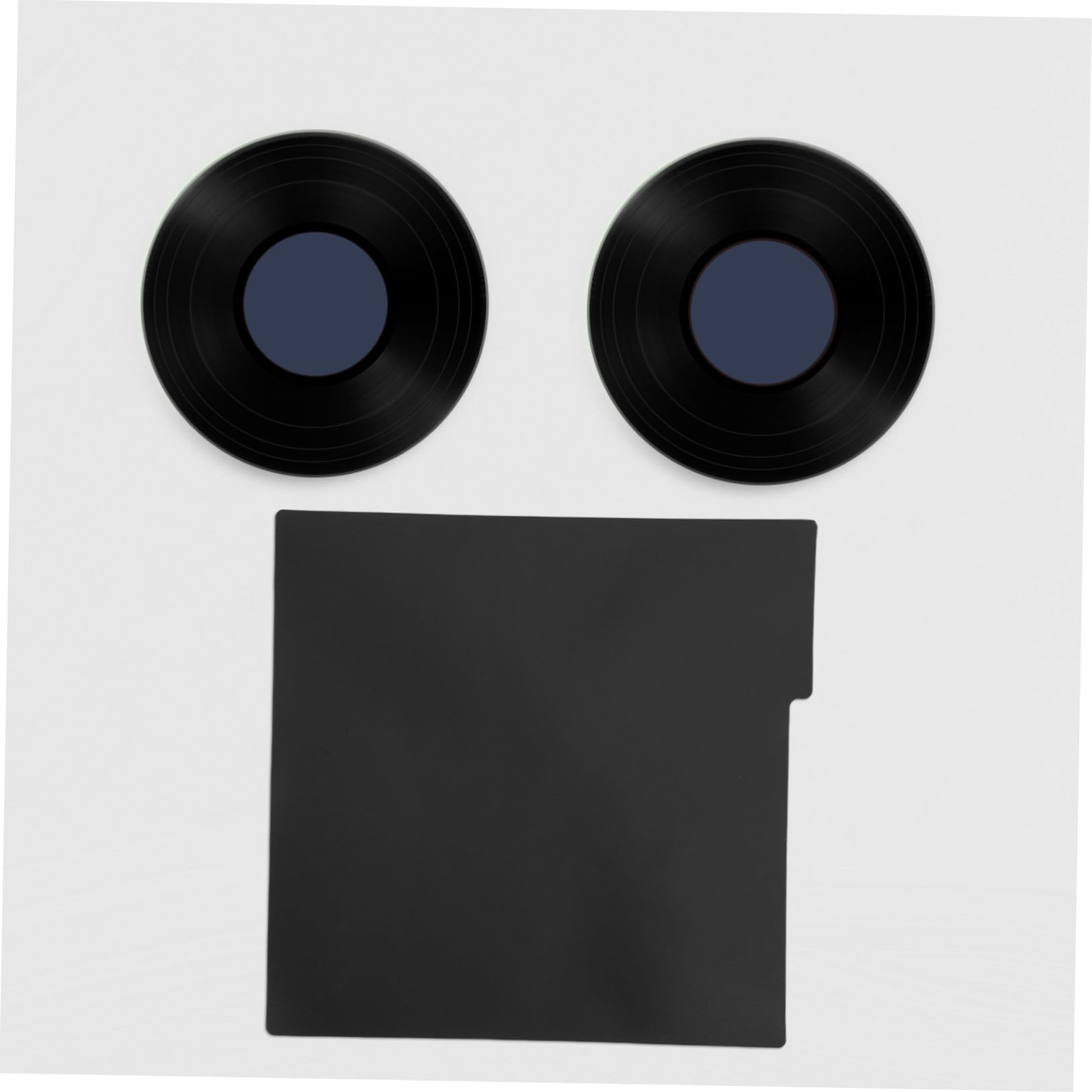 NUOBESTY Separatore di Dischi in Vinile 10 Pezzi in Plastica Nero con Tab | Classificazione e Ricerca Rapida, Divisori Vuoti 12, 9x12, 5 Pollici, per Libreria e Sala Audio
