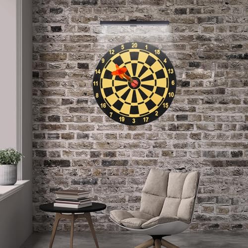 Image of MIOBLUE Cordless Picture Lights with Remote, 16in Metal Battery Operated Picture Light,Rechargeable Display Lamp with 3 Lighting Modes, Dimmable Dartboard Light with Timer for Frame Wall Portrait Art