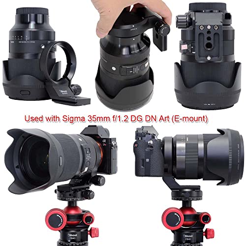 Lens Collar Tripod Mount Ring Compatible With Sony Fe 135Mm F/1.8 Gm, Fe 50Mm F/1.2 Gm, Fe 12-24Mm F/2.8 Gm, E 16-55Mm F/2.8 G, E 70-350Mm F/4.5-6.3 G Oss, Bottom Is Arca-Swiss Fit Quick Release Plate #TOP7