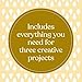 Chronicle Books Mindful Crafts: Celestial Paint-by-Number Kit