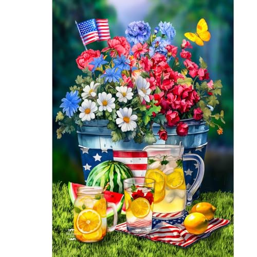 Briarwood Lane Summer Garden Flag 12x18 For Outdoor American Lemonade For Summer Garden Flag Flags For Outside