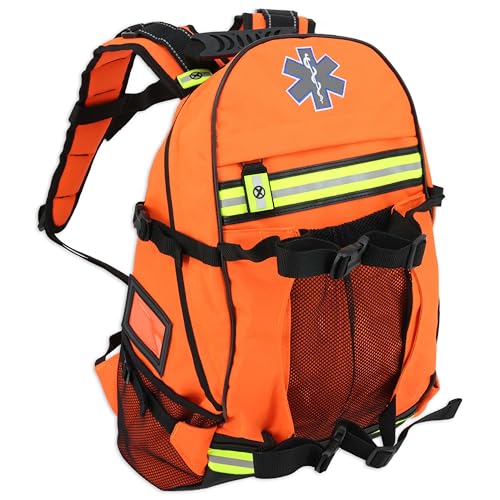 Mochila Lightning X LXMB40 Special Events EMT Trauma – Mochila médica para equipamentos BLS, eventos esportivos, shows e resposta de emergência - Laranja