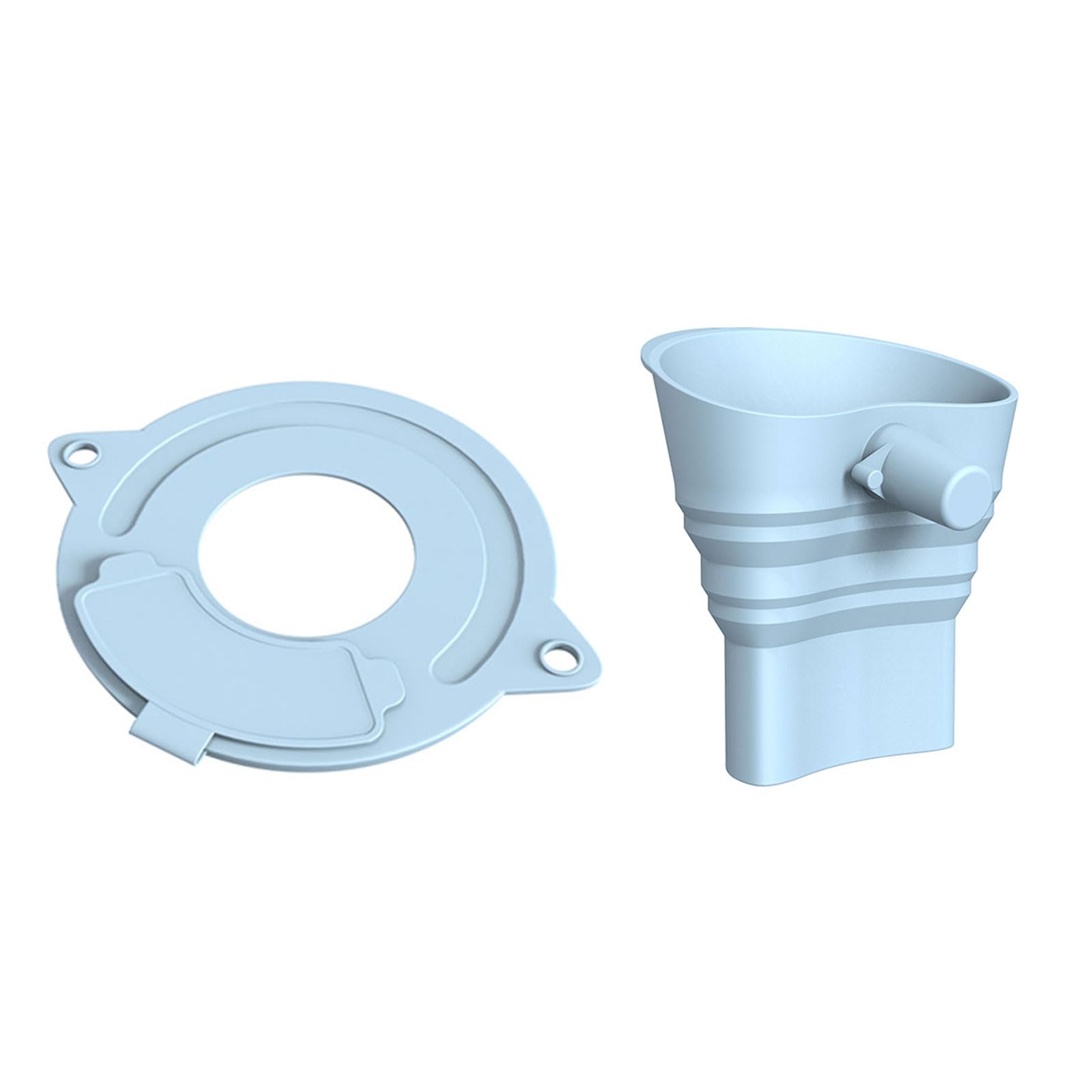 Tsophreniq Splash Proof Cover with Measurement Cup and Extended Flour Funnel for Kitchen Mixers Detachable Dough Mixer Accessories