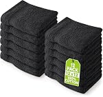 Utopia Towels – Utopia Towels 12er Pack Seiftücher 30x30 cm, Schwarz