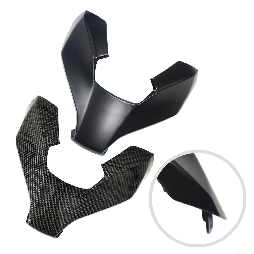 Matte Schwarz Fairing Panel für 2025 Modell Direkttausch(Carbon fiber texture) | Hochwertiges ABS Material, carbon Optik, kratzfest, wetterbeständig, für 2025 Modelle