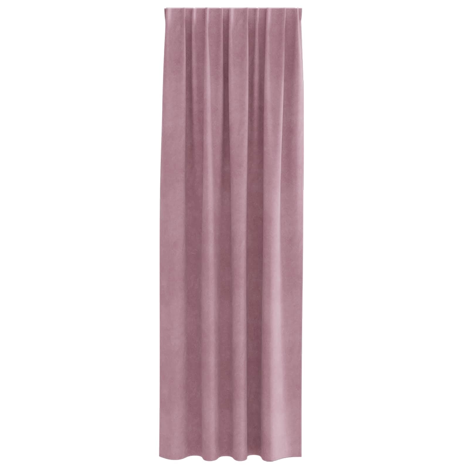 vidaXL Zasłony zaciemniające 2 szt. Ciemny Róż 140 x 260 cm Welur
