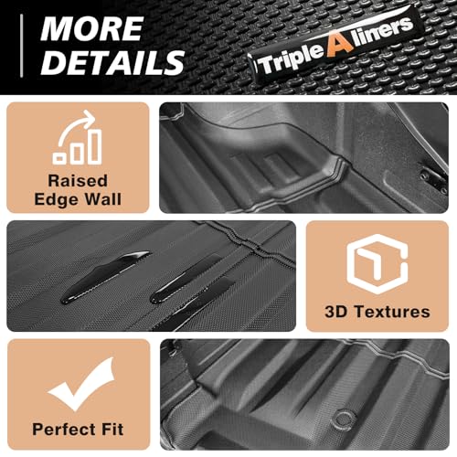 Image of TripleAliners Truck Mat Compatible with 2005-2021 Nissan Frontier 5FT Accessories, Truck Bed Mat Heavy Duty Custom Fit All Weather Protection TPE Pickup Liner