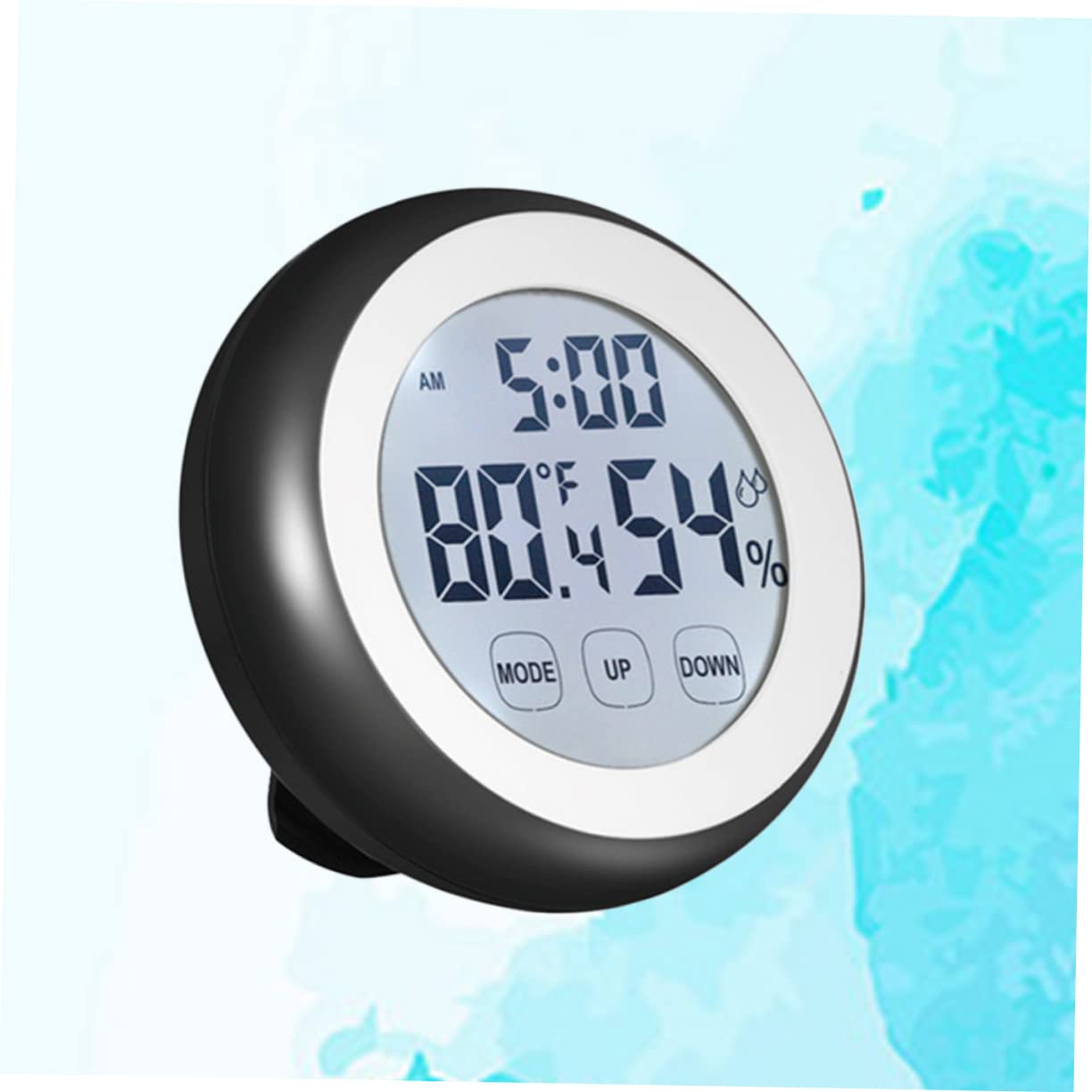 Sosoport 3pièces Thermomètre Hygromètre Électronique à Écran Tactile Led Mesure Précise De Humidité Température Intérieure Noir