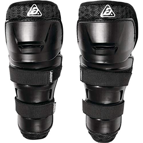 Answer Racing 446202 Powersports Motocross Protection Gear: Pee Wee Knee Leg Guards, Black, Youth S/M, 1 Pair