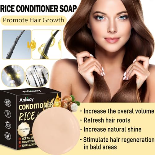 Image of Shampoo and Conditioner Set,Rice Water for Hair Growth,Clarifying Shampoo,Organic Protein & Vitamins for Damage Hair Care,Natural Deep Conditioner Hair Treatment,Travel Shampoo and Conditioner(2 Pack)