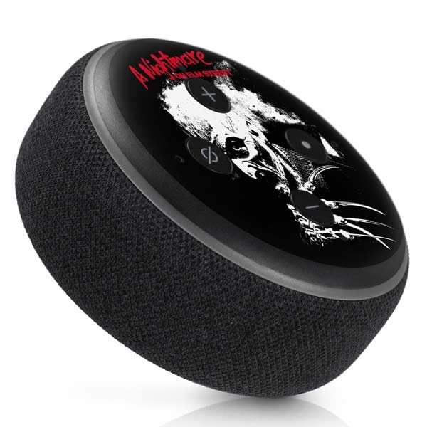 Skinit Decal Audio Skin Compatible with Amazon Echo Dot 3 - Officially Licensed A Nightmare on Elm Street Design