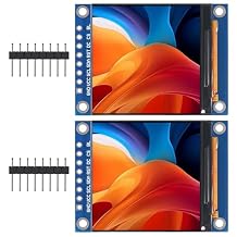 2pcs 1.54" SPI TFT LCD Display Module 240x240 RGB LCD Screen 3.3V ST7789 Drive SPI Interface 8pin Full Color for Arduino DIY