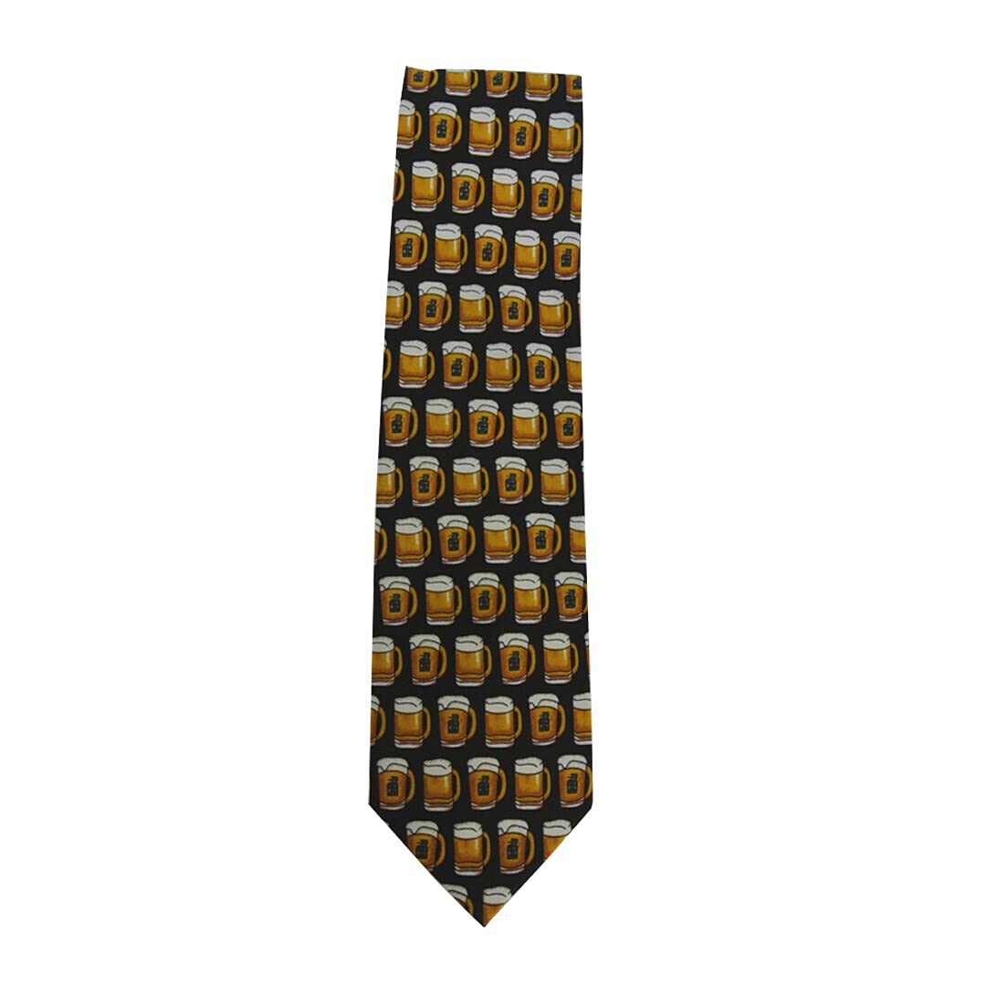 Beer Mugs Tie by The Tie Studio