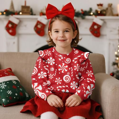 Girls Cute Hoodies Sweatshirts Long Sleeve Sweaters Pullover Fall Winter Clothes Kids Lightweight Top2