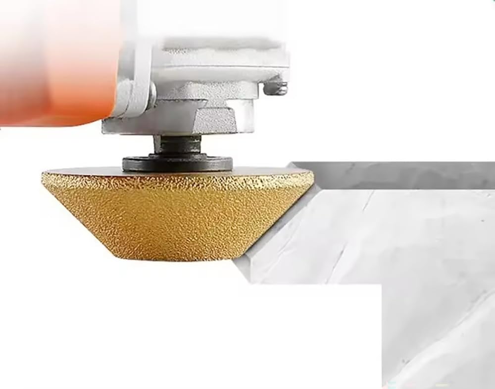 Średnica 75 Mm Lutowana Diamentowa Tarcza Szlifierska Do Skosu, Wysokość Robocza 15/20 Mm, Do Szlifierki Kątowej Z Profilem Marmurowym, 1 Szt.(15mm)
