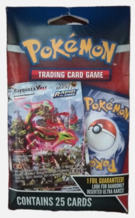 Amazon.com: Pokemon Trading Card Game TCG 25 Pack with 1 Foil