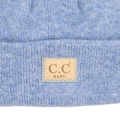 C.C Babies' Winter Knit Plain Cuff Skull Cap Beanie Hat2
