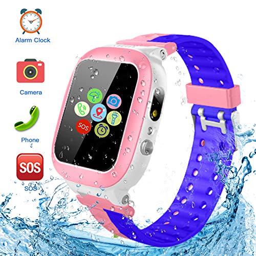 Kids Smartwatch Waterproof with LBS Tracker HD Touch Screen Smart Watch Phone SOS