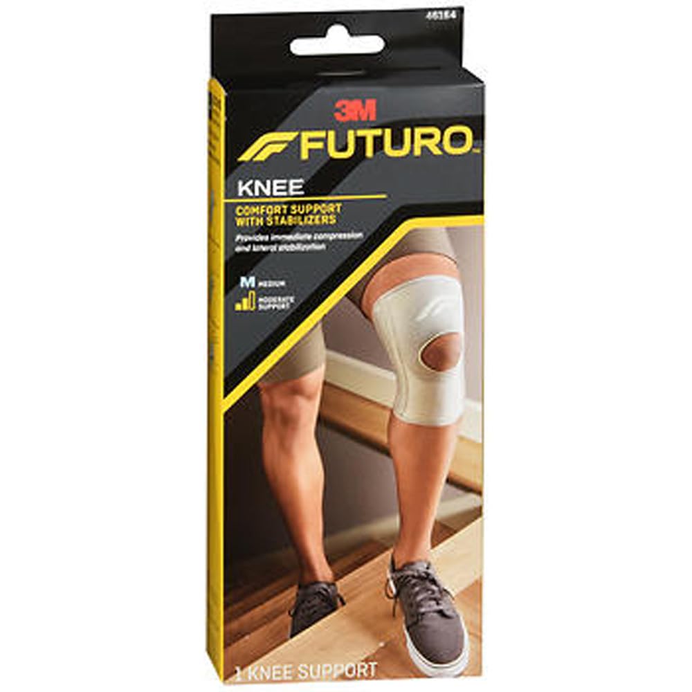 Stabilizing Knee Support, 2 Count, Medium