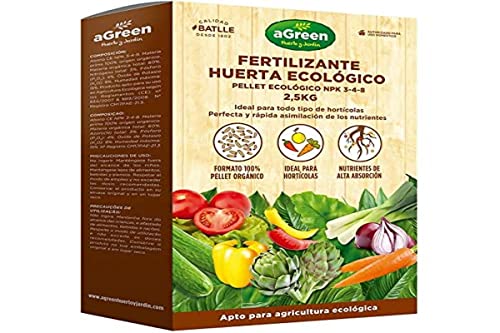 FERTILIZANTE HUERTA PELLET ECO 2,5kg AGREEN