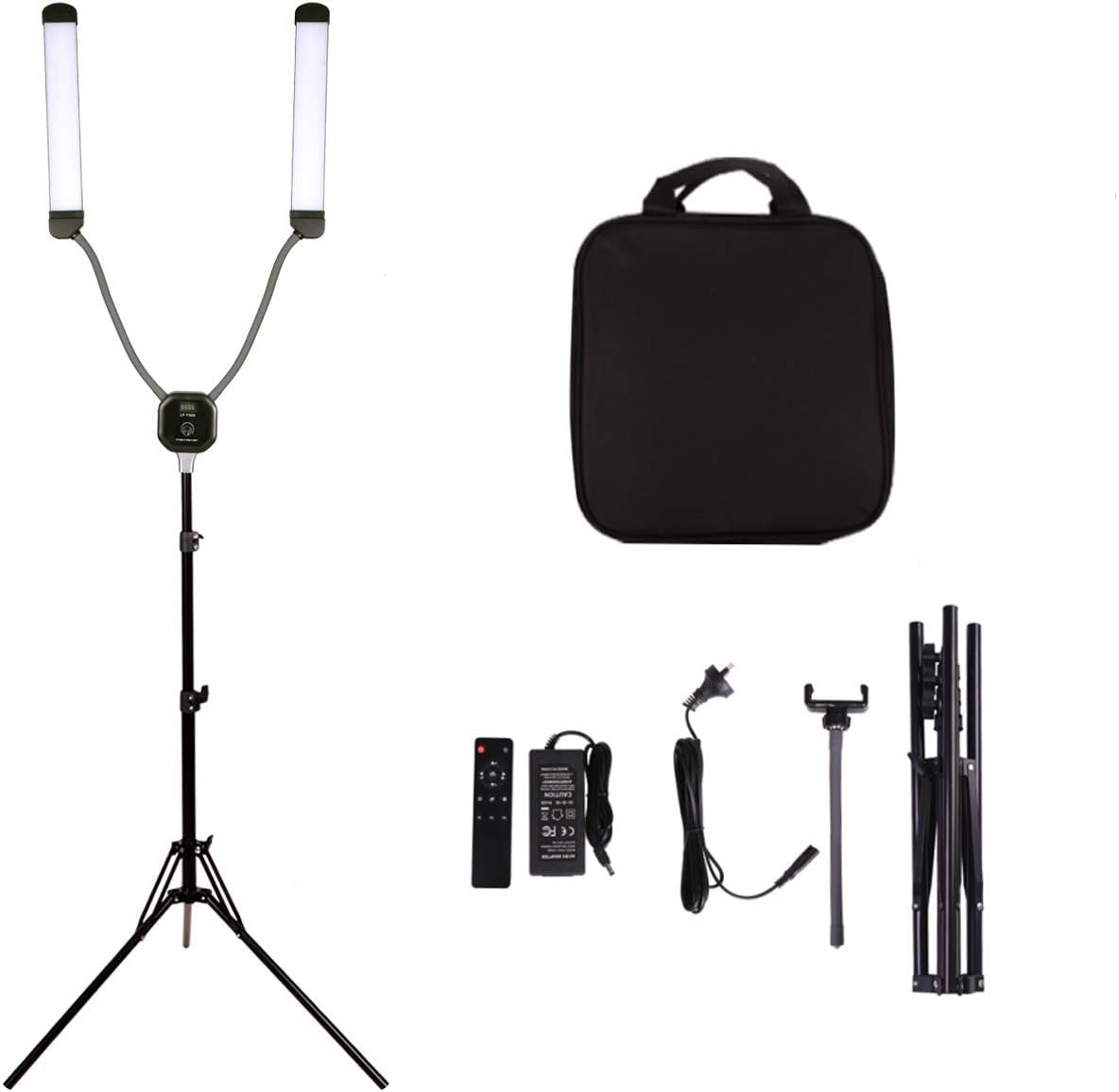 GSKAIWEN 50W Dimmable 30006500K LED Lighting Kit for Makeup Artist