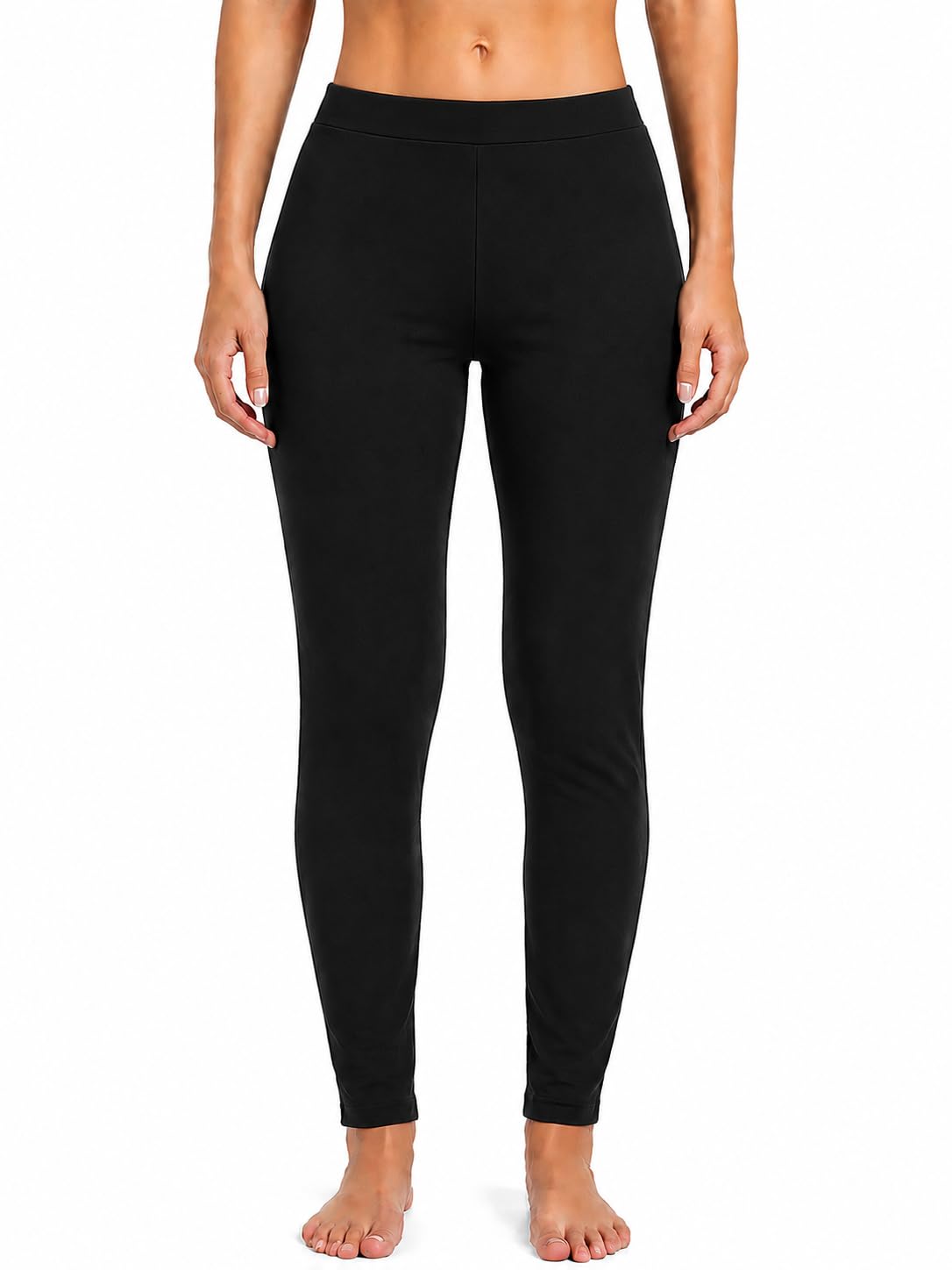Leggings for Women Ankle Length | Cotton Stretch | Slim Fit 4-Way Stretch Leggings for Women with Wide Waistband | Comfortable-picture-42