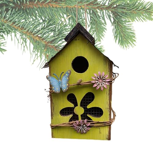 Cage à oiseaux multifonctionnelle en bois et nichoir d'extérieur de protection