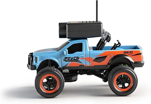 WL FPV RC Car 1/64, 2.4G Fully Proportional Mini Remote Control Car with Camera/Display Screen, APP Auto-Pairing 3-Speed Modes Off-Road RC Truck, Gift for Adults -RTR