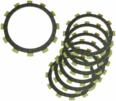 Caltric Clutch Friction Plate Compatible with Yamaha Ttr250 Tt-R250 Ttr 250 1999-2006 7 Plates