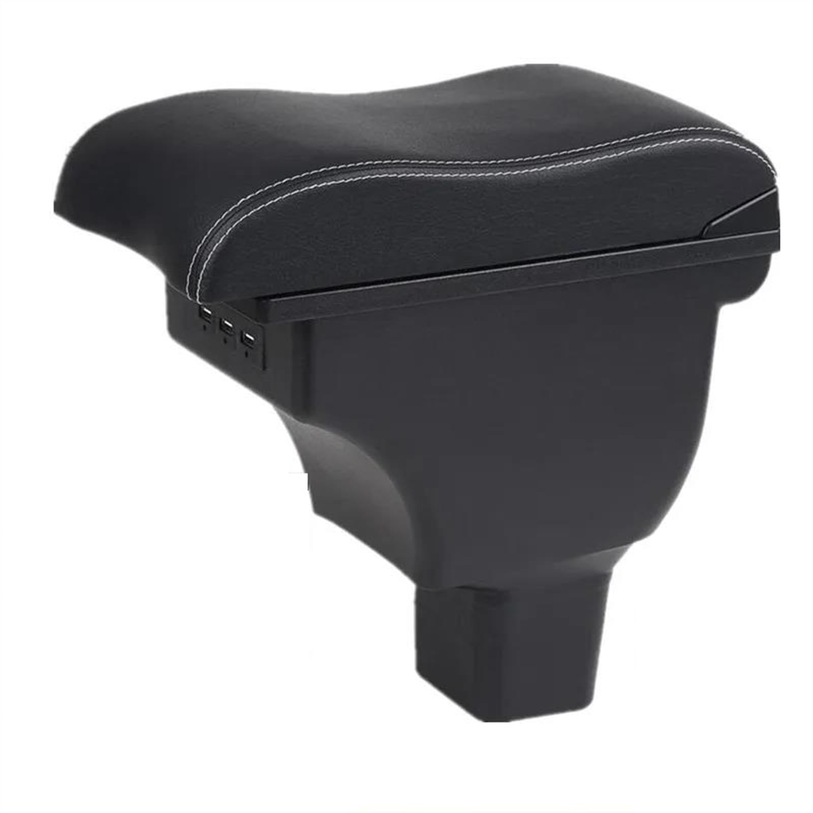 Noheeu 6 Leather 3Usb Car Interior Accessories Center Console Storage Box Multifunctional Armrest For Kicks 2016-2024