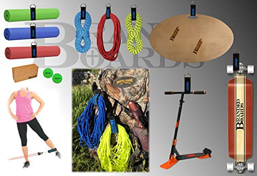Branded Boards Bushcraft Gear And Accessories Utility Storage Strap Hooks For Archery Camping Hiking Backpacking Fishing & Hunting In Camo And Black Colors #TOP4