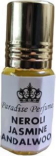 Paradise Perfumes & Gems Neroli Jasmine Sandalwood | Gorgeous Roll On Fragrance Perfume Oil 3ml 6ml 12ml | Scent | Vegan & Cruelty-Free | Alcohol-Free | PPG (6ml)