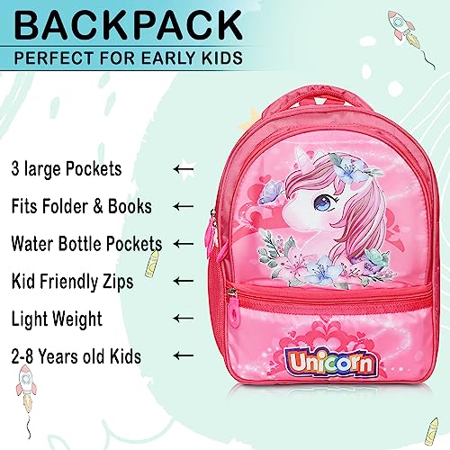 Stylbase Cartoon Printed School Bag for Boys and Girls | Waterproof Backpack Bag for Travelling Sports | Kids Bag Ideal for UKG Nursery 1st Class | School Bags for 5 7 Years 15 Inches