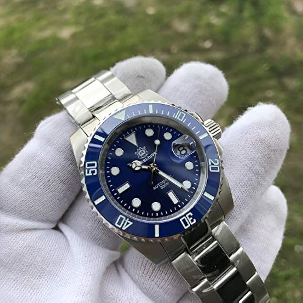 Amazon.com: STEELDIVE 1953 NH35 Automatic Watches Men 300m