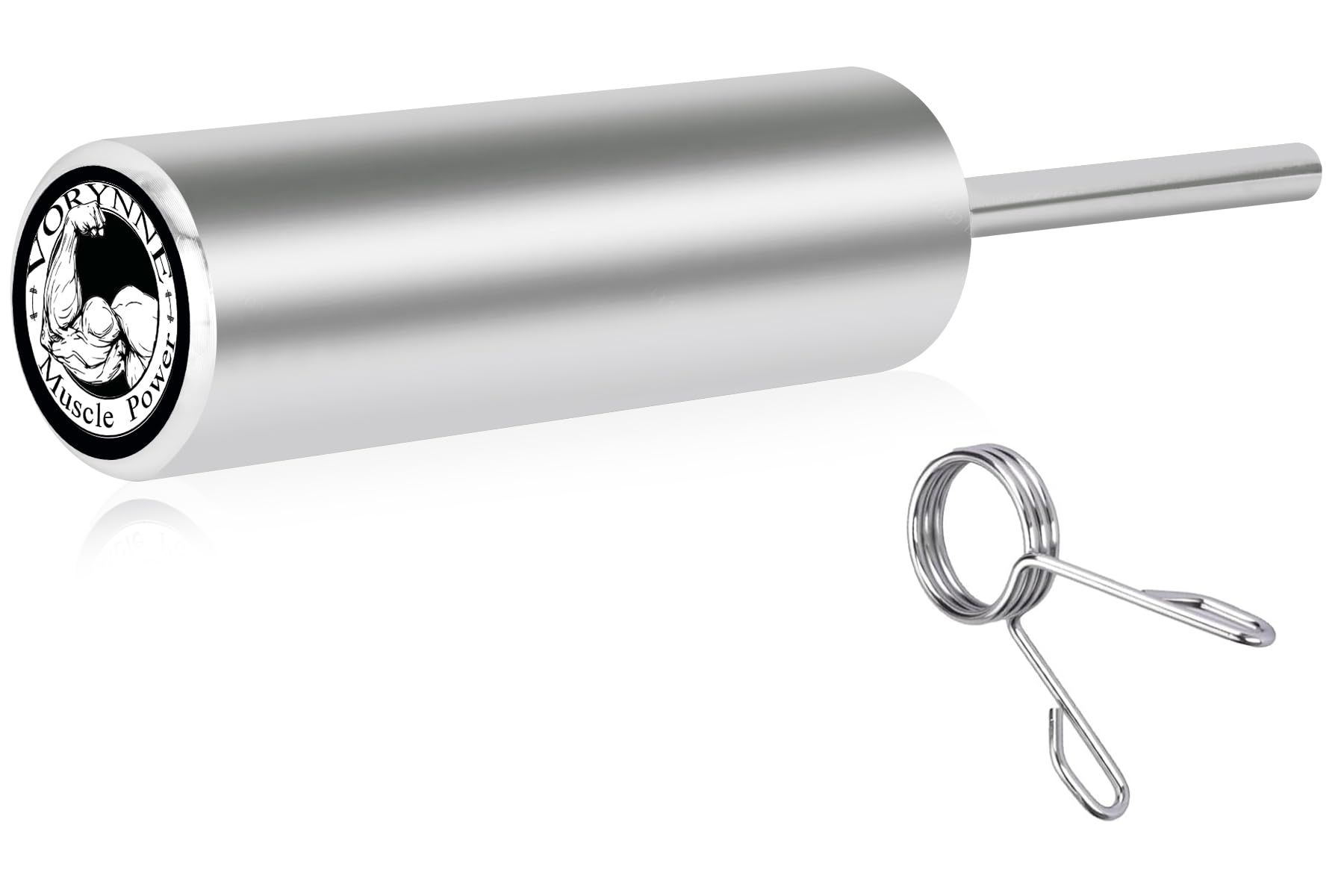 Vorynne Weight Stack Pin Extender for Gym Cable Machine & Home Gym, Ø 8 mm/Ø 10 mm, Allowing Additional Olympic Weight Plates, Made of Durable Steel