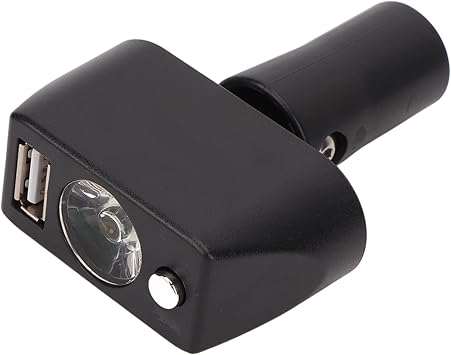 Electric Wheelchair Light, 3 Pin XLR Head Adjustable Angle LED Power Wheelchair Lighting Controller USB Power Chair Accessories for Most Models Electric Wheelchairs