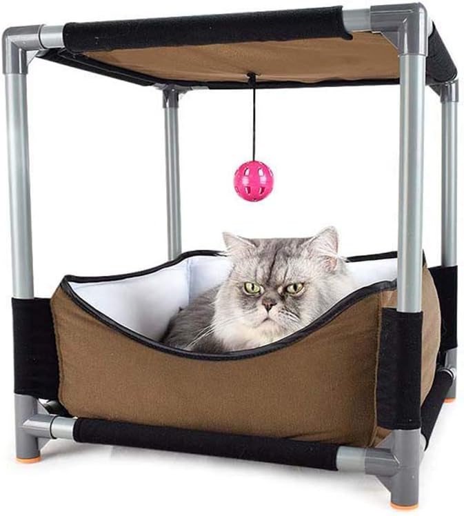 Cat nest with Bell Combined cat Scratcher Lounge for Indoor Kitty and Cats