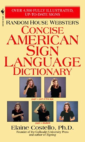 Random House Webster's Concise American Sign La... B01I26O22K Book Cover